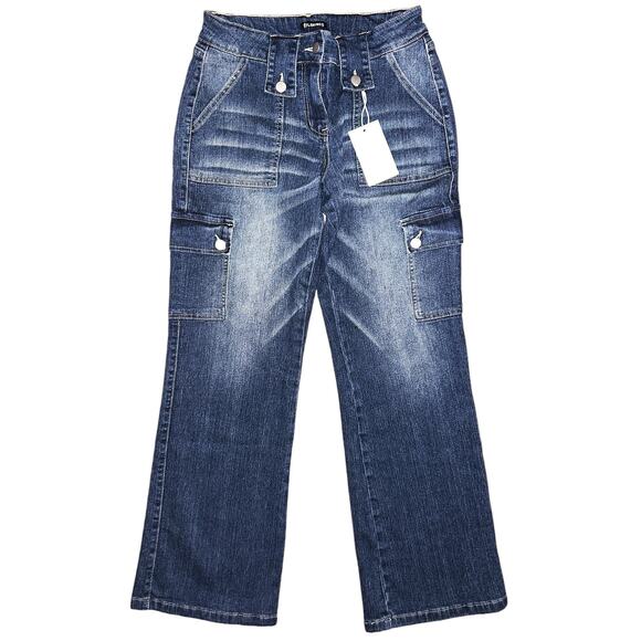 NWT Flap Pocket Mid-Rise Flared Jeans Small 28"x30" - Picture 1 of 7